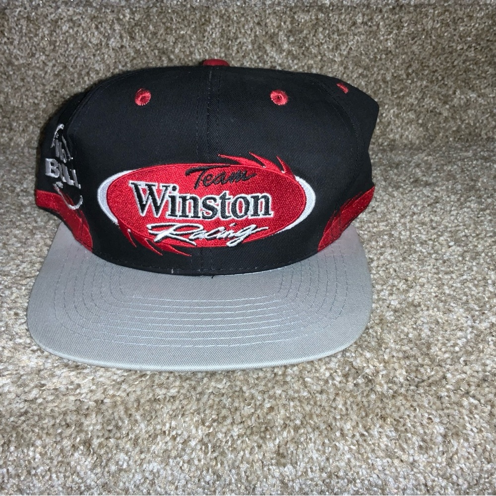 Vintage Team Winston No Bull Nascar Snapback Hat Race Day Apparel  ~ NWOT